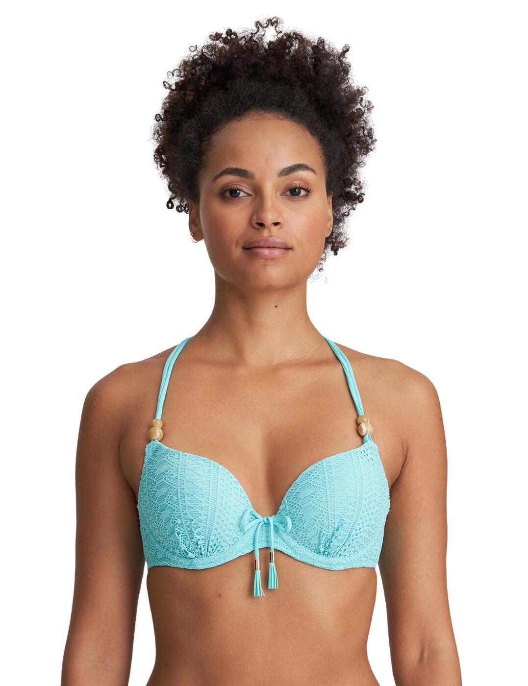 1004017 Marie Jo Julia Push Up Padded Bikini Top 1004017 Aruba Blue