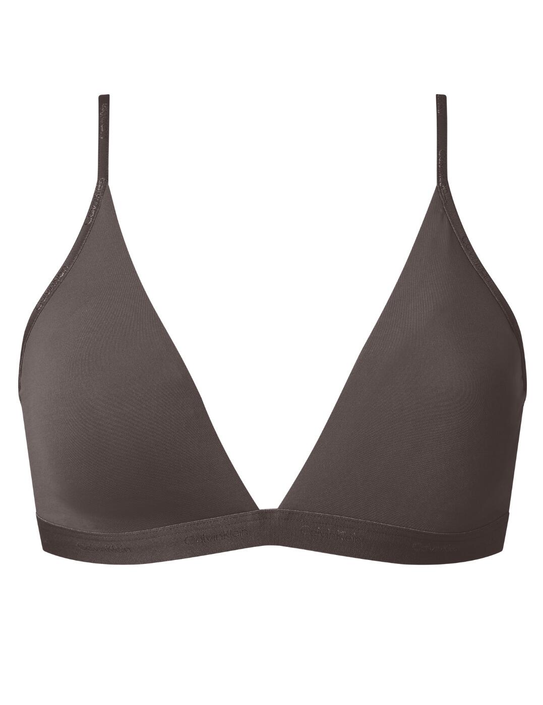 Calvin Klein Form To Body Natural Bra 000QF6758E Lightly Lined Triangle  Bralette