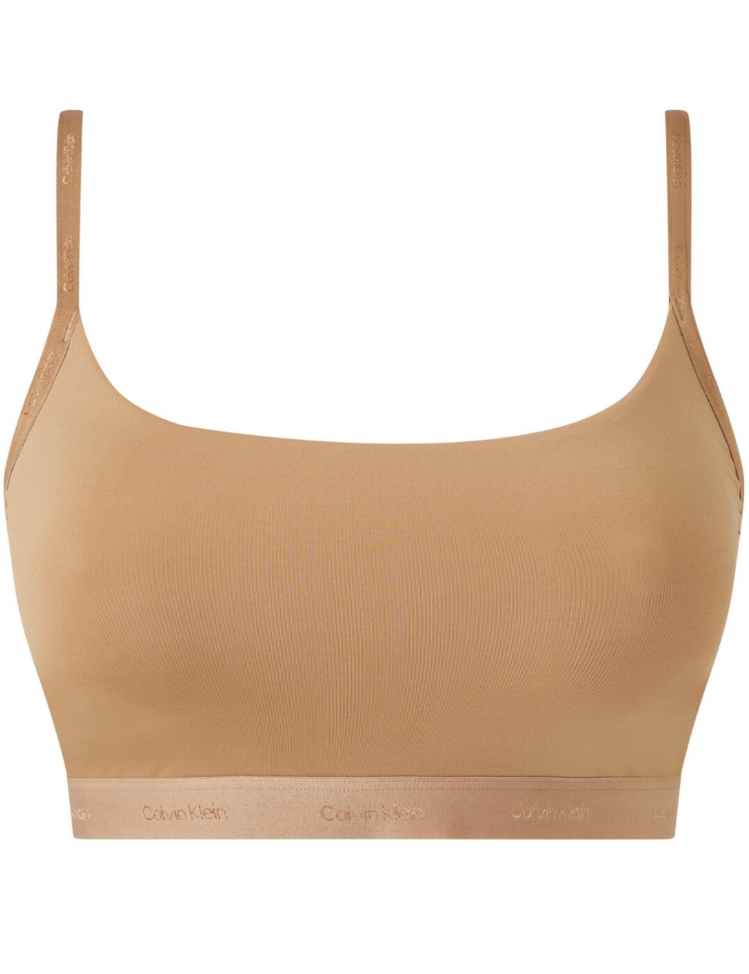 Calvin Klein Form To Body Natural Unlined Bralette - Belle