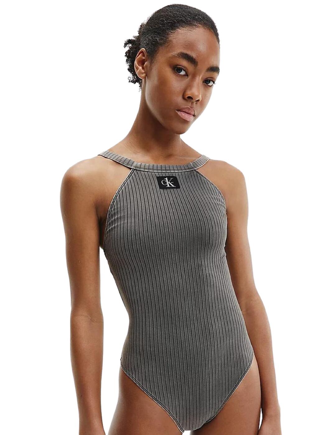 Calvin Klein CK Authentic Swimming Costume KW0KW01641 One Piece Swimsuit |  eBay