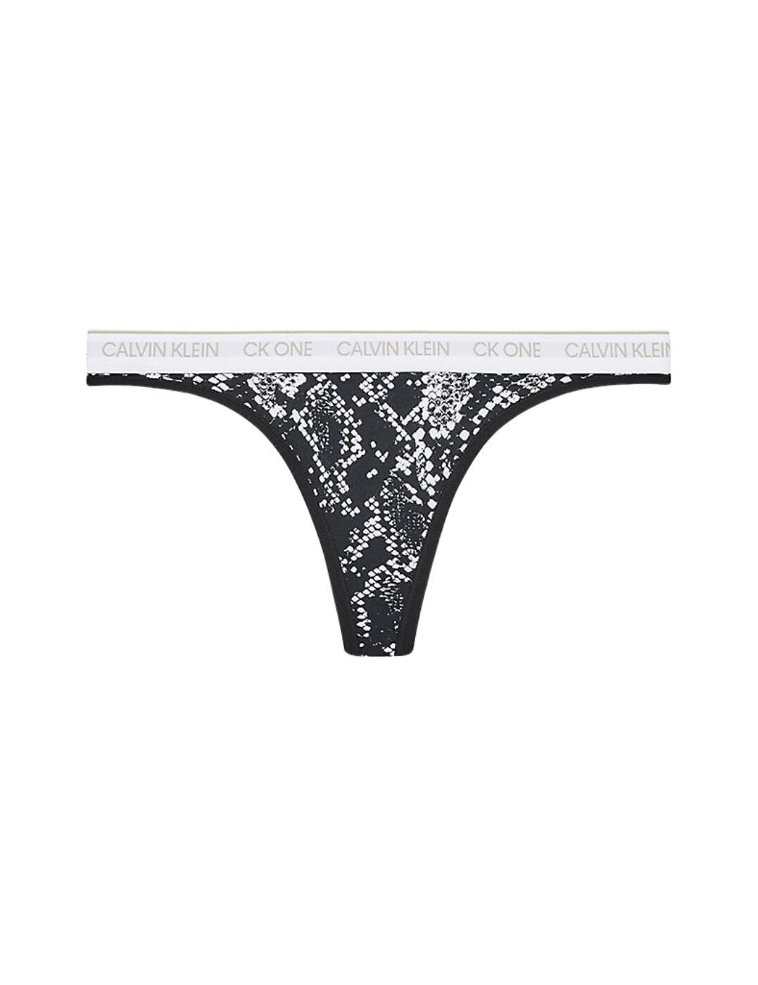 Calvin Klein CK One Cotton Thong - Belle Lingerie