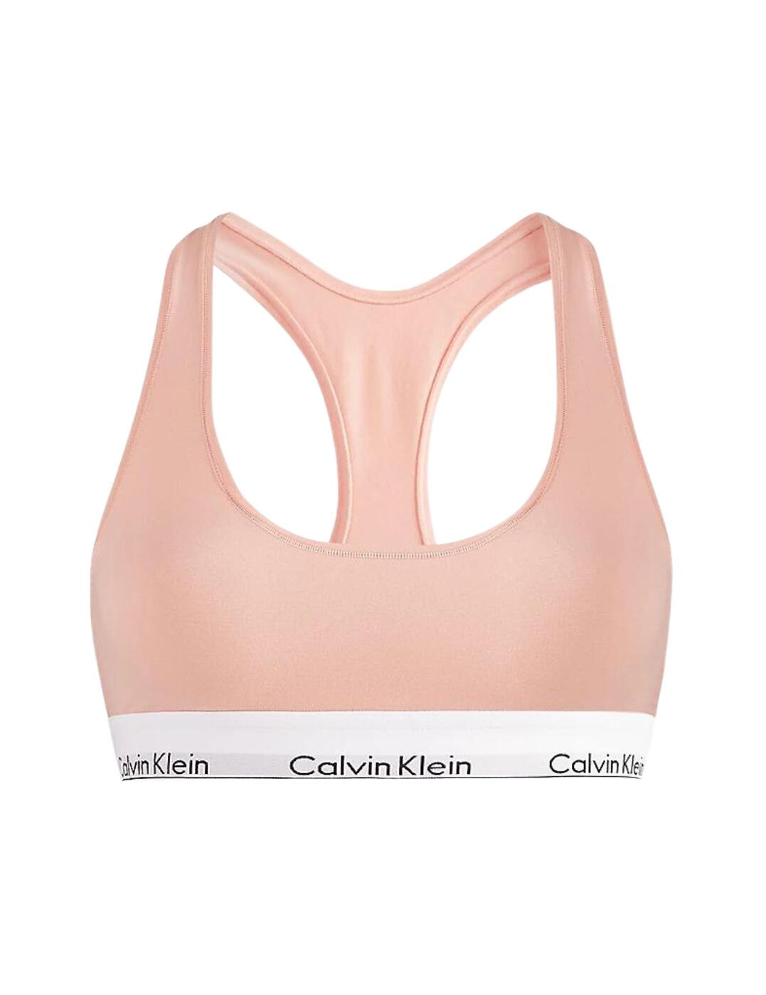 Calvin Klein Modern Cotton Racerback Bralette - Belle Lingerie