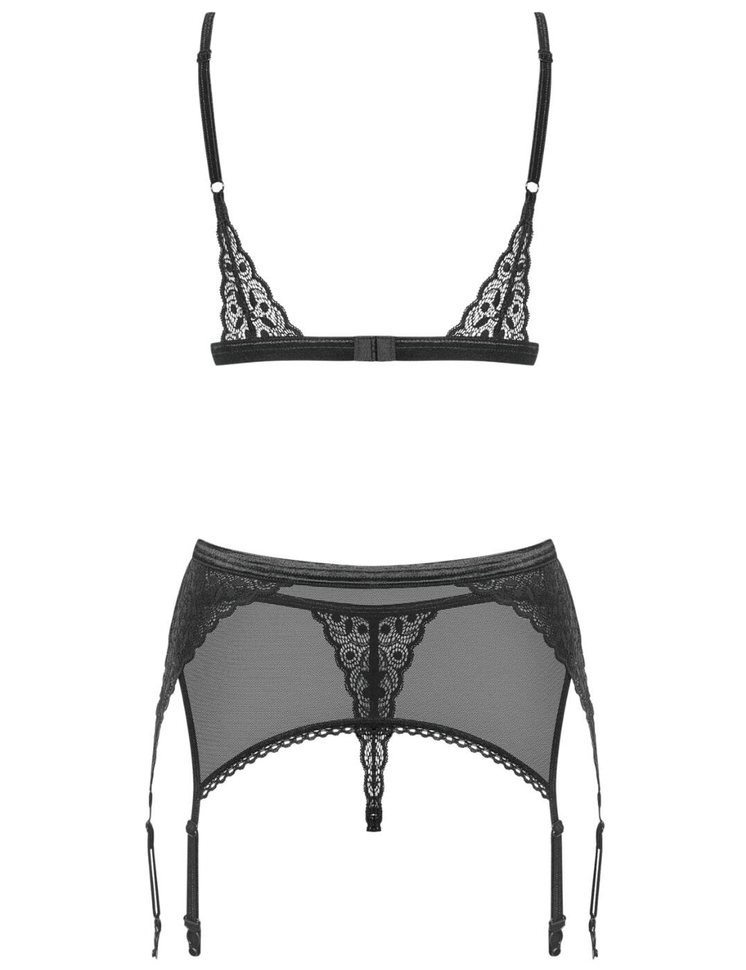 Obsessive Shibu 3 Piece Lingerie Set - Belle Lingerie