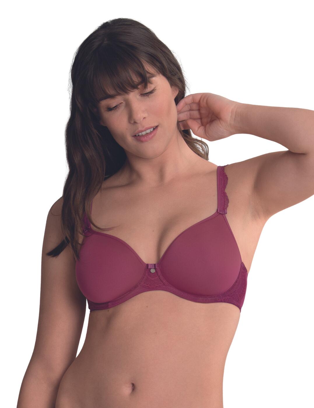5637 Rosa Faia Selma Underwired Bra with Spacer Cups - 5637 Purple Wine