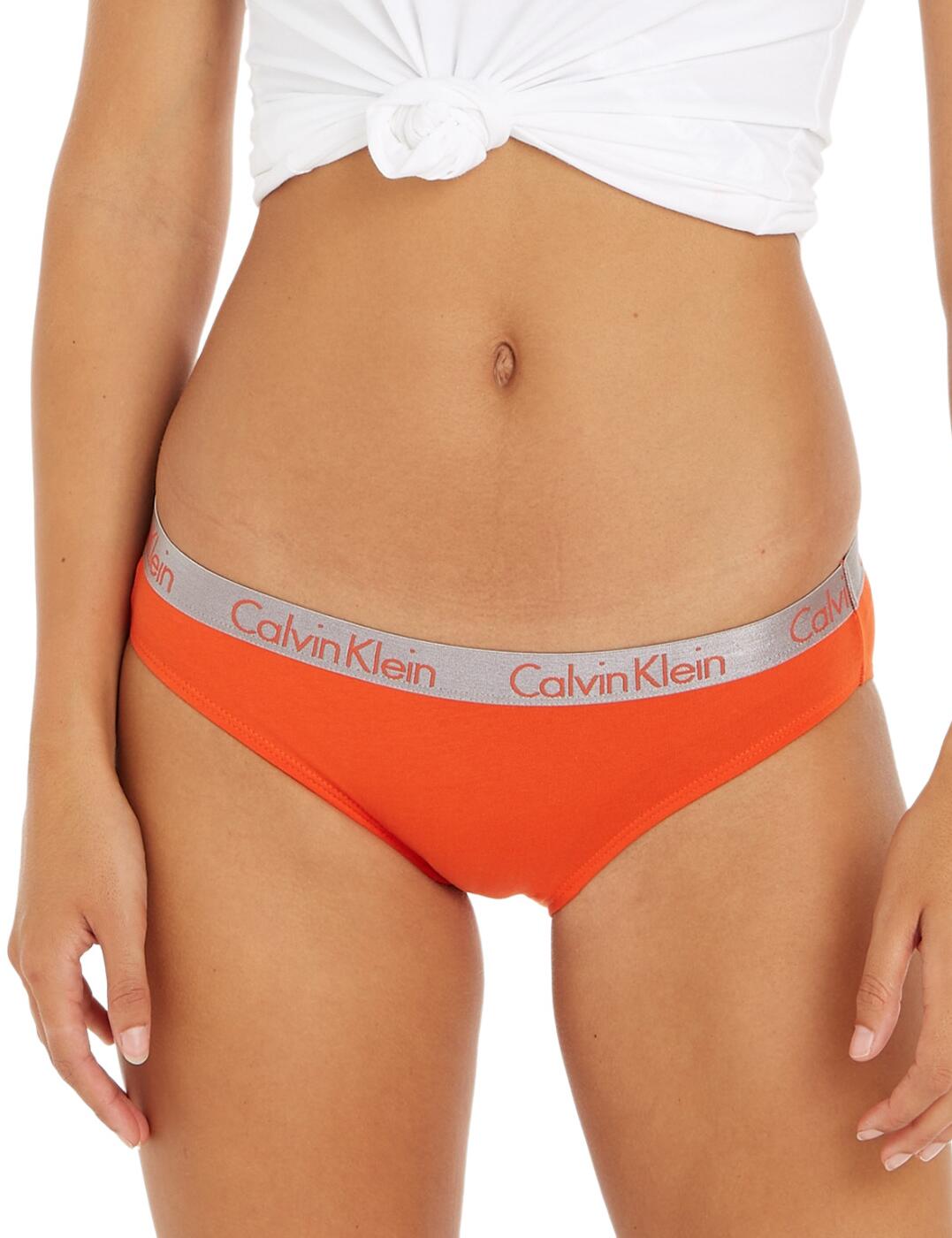 Calvin Klein Underwear LINED - Triangel BH - white/orange/wit