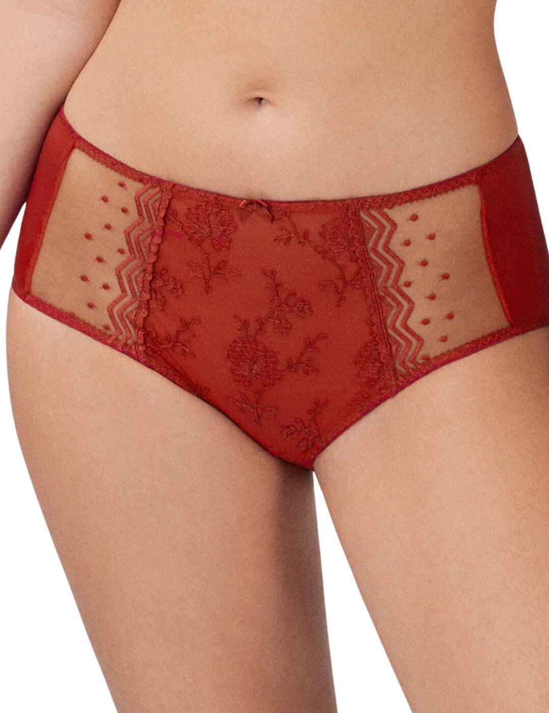 05211 Empreinte Ellen Panty Brief 05211 Rouge Toscan