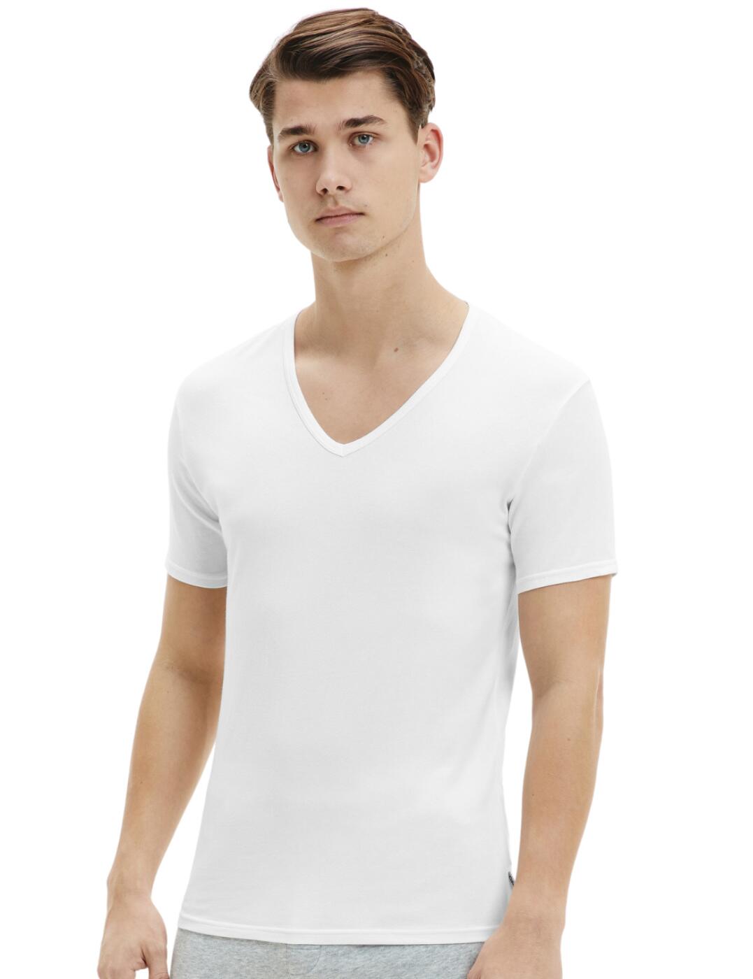 000NB1089A Calvin Klein Modern Cotton V Neck T-Shirts 2 Pack ...