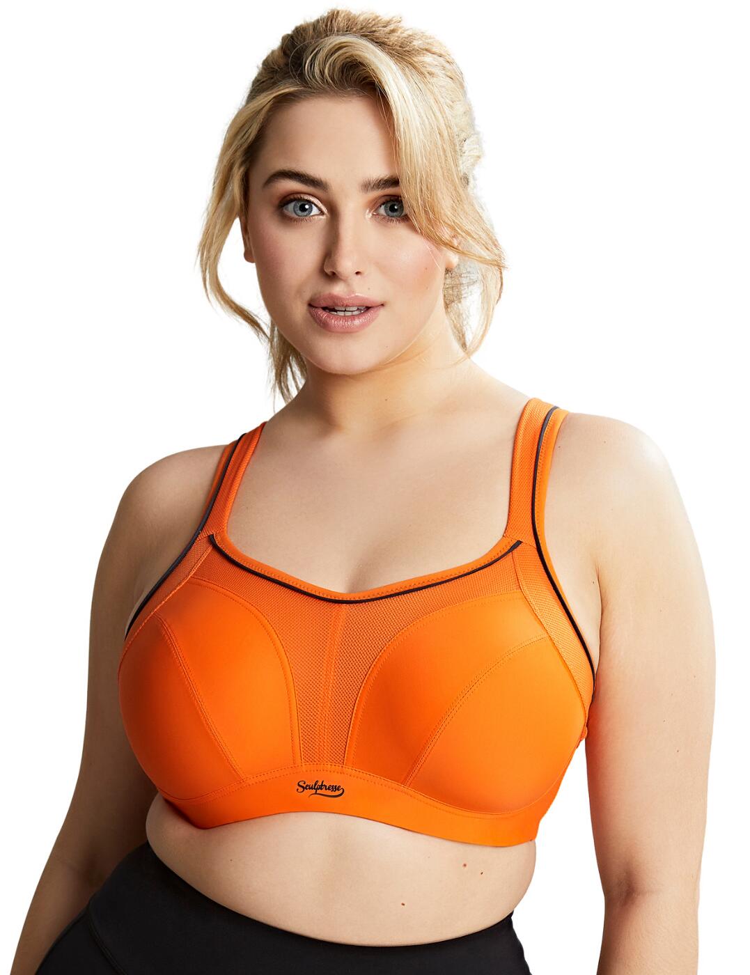 Womens Plus Size Non-Padded Cups Sports Bras.