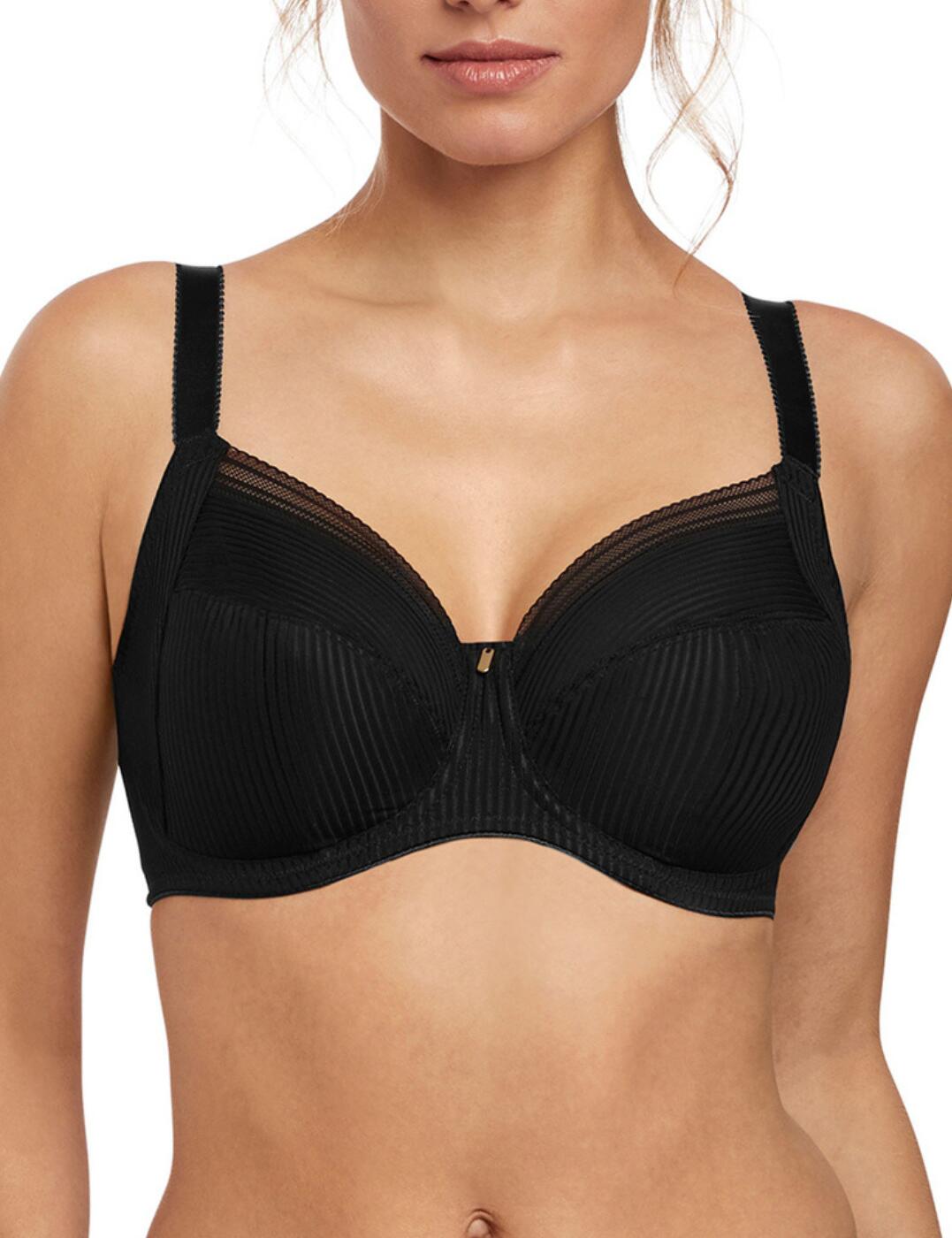 Fantasie Fusion FL3091 W Underwired Full Cup Side Support Bra Black 34 G CS  for sale online