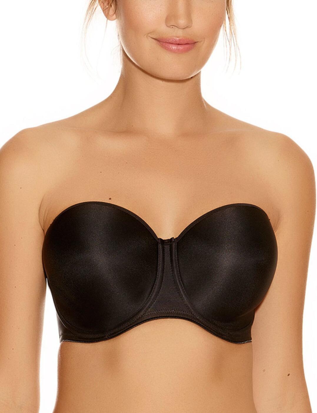 smoothing women's moulded t-shirt bra, 36dd, black
