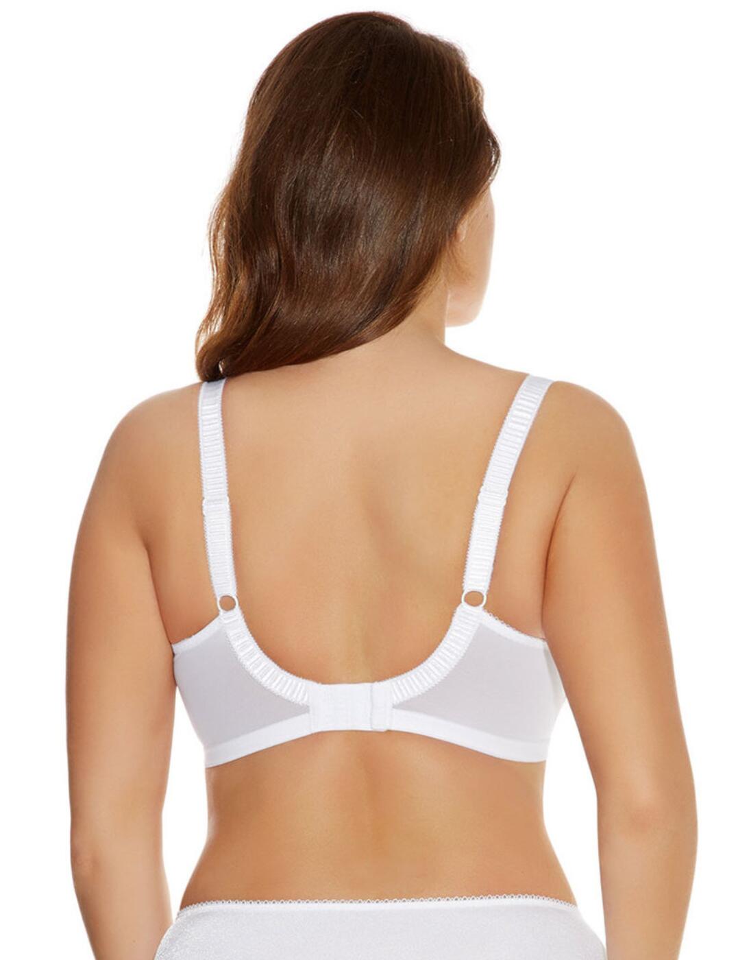 Elomi Cate EL4030 W Underwired Full Cup Banded Bra White (WHE) 34