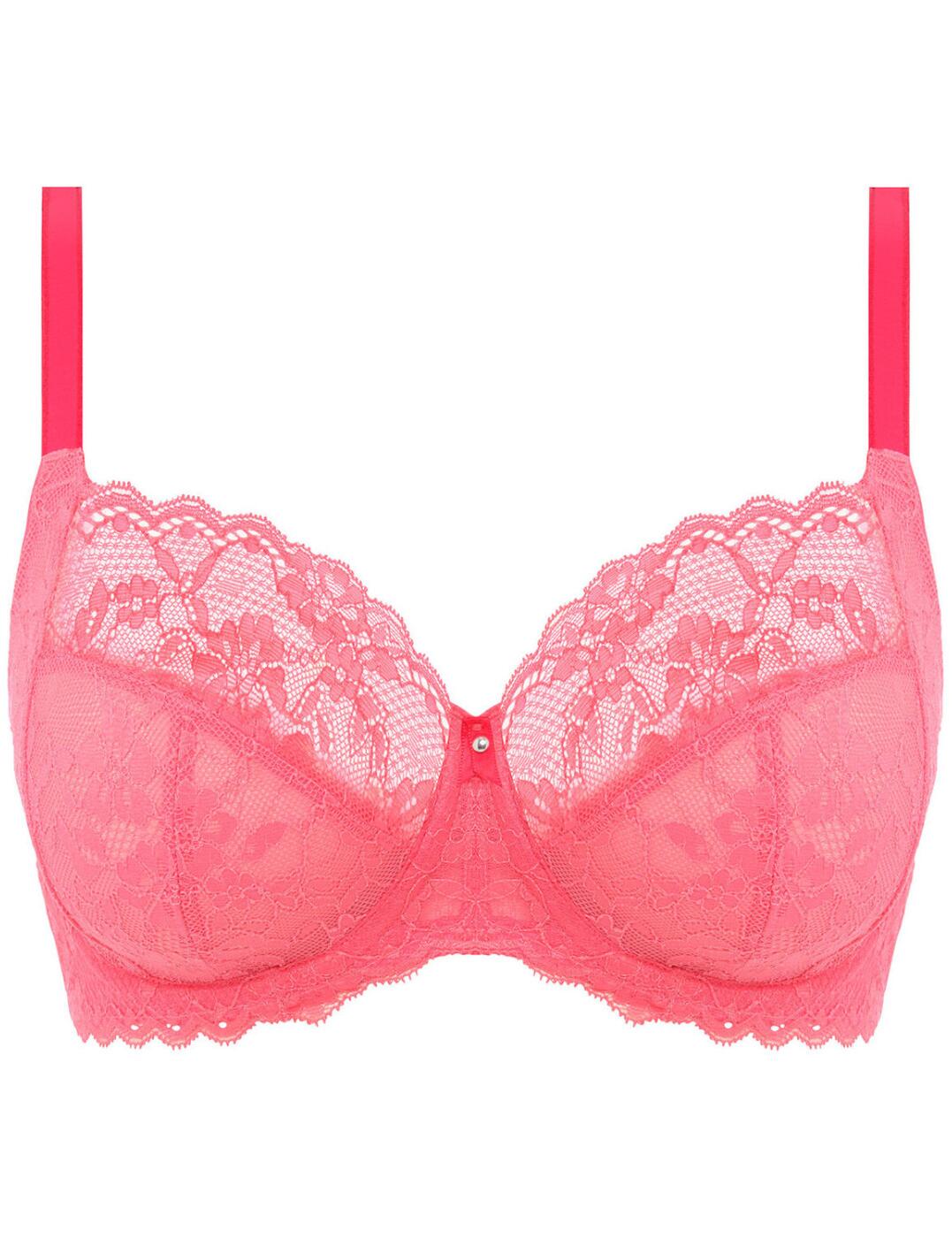 Freya Offbeat Underwired Side Support Bra 5451 Non-Padded Womens Lace Bras