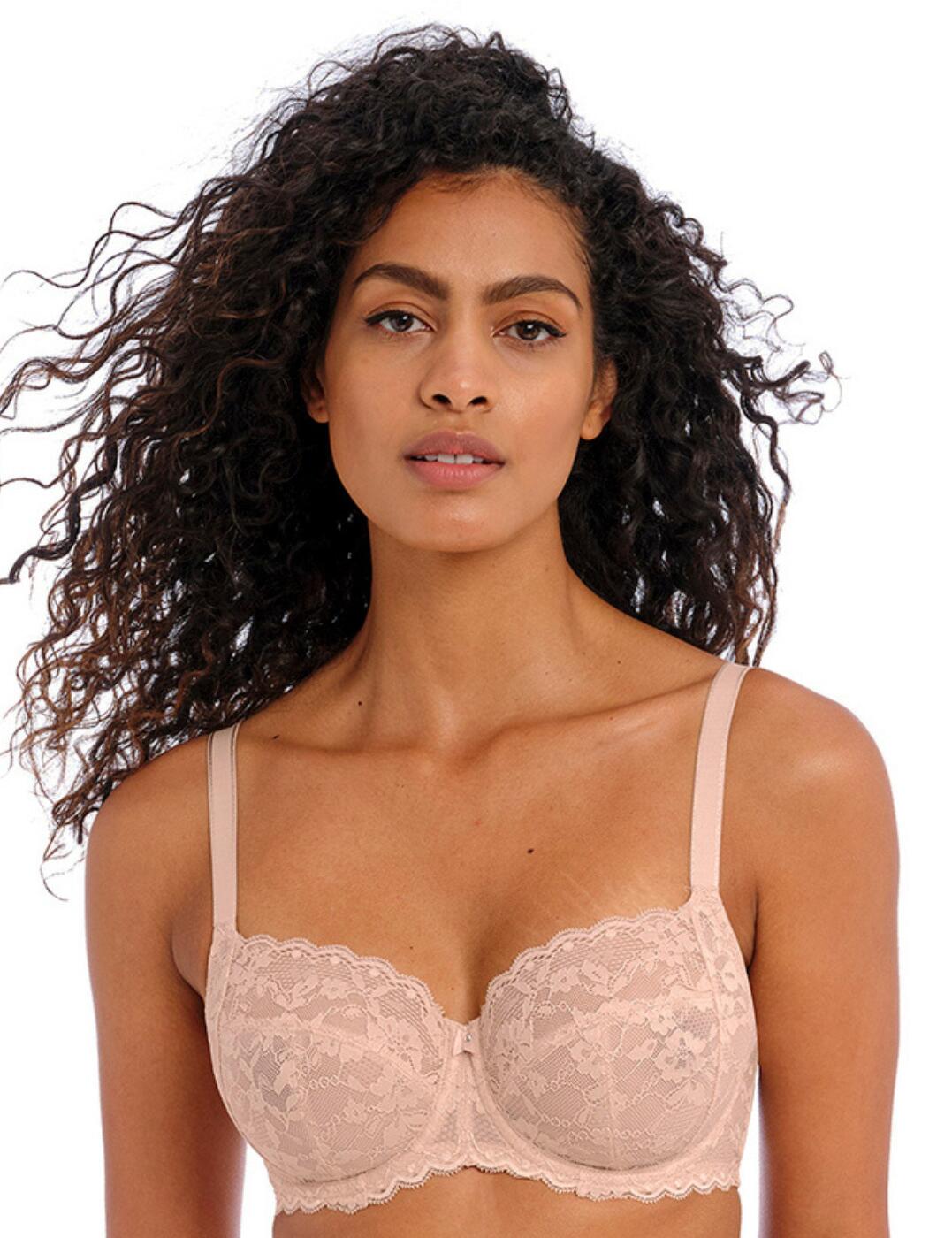 Freya Offbeat Underwired Side Support Bra 5451 Non-Padded Womens Lace Bras