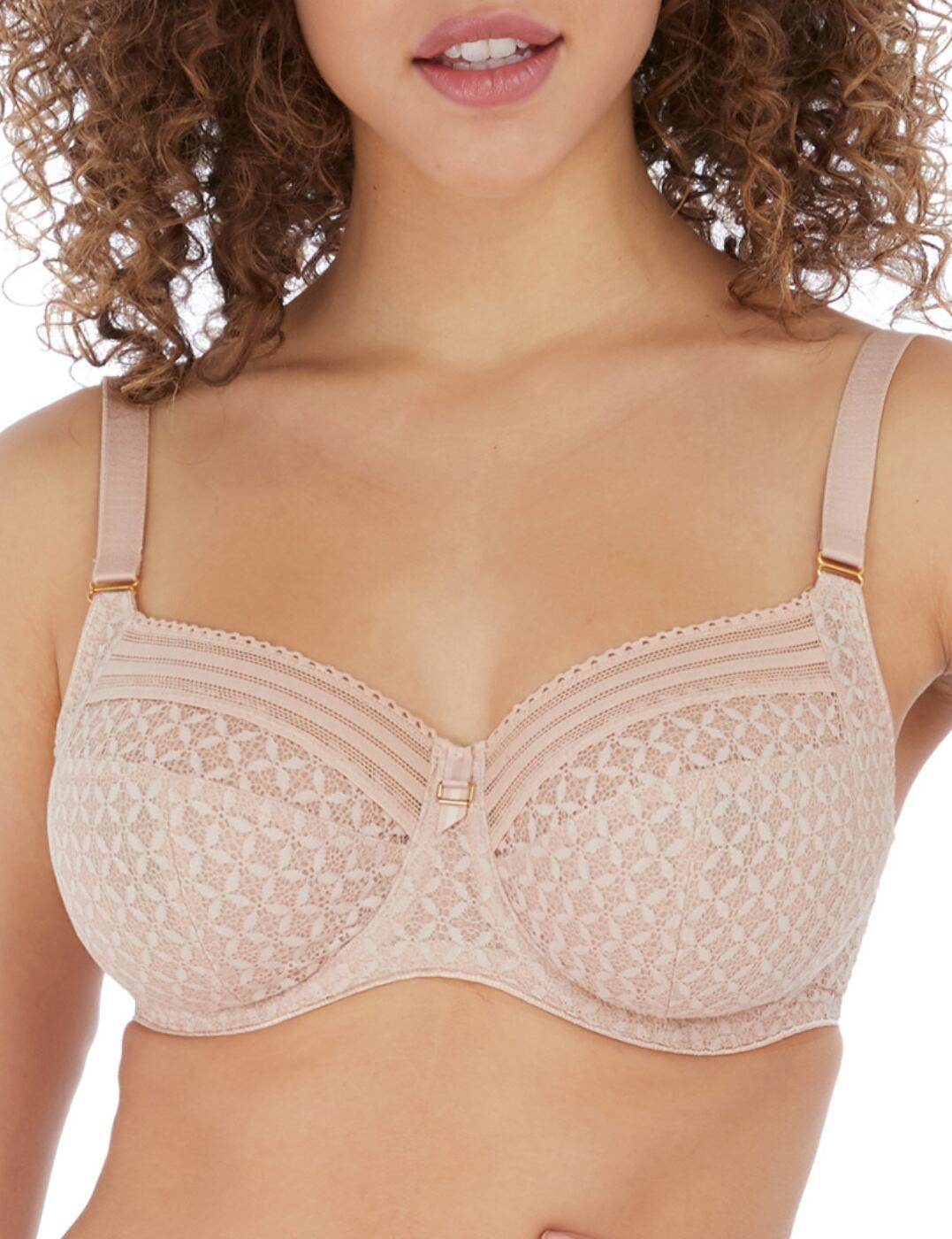 Freya Viva AA5641 W Underwired Side Support Bra Lace Natural Beige