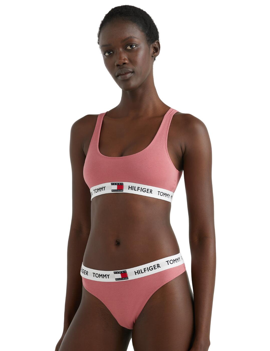 Tommy Hilfiger Tommy 85 Cotton Thong UW0UW02198 Womens Thongs