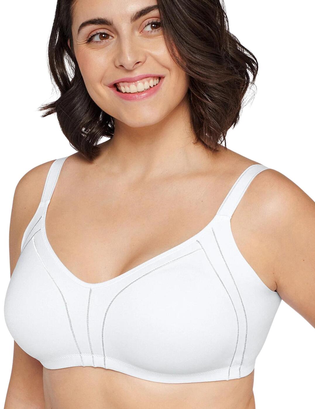 5632 Naturana Everyday Minimizer Bra with Side Smoother - 5632 White