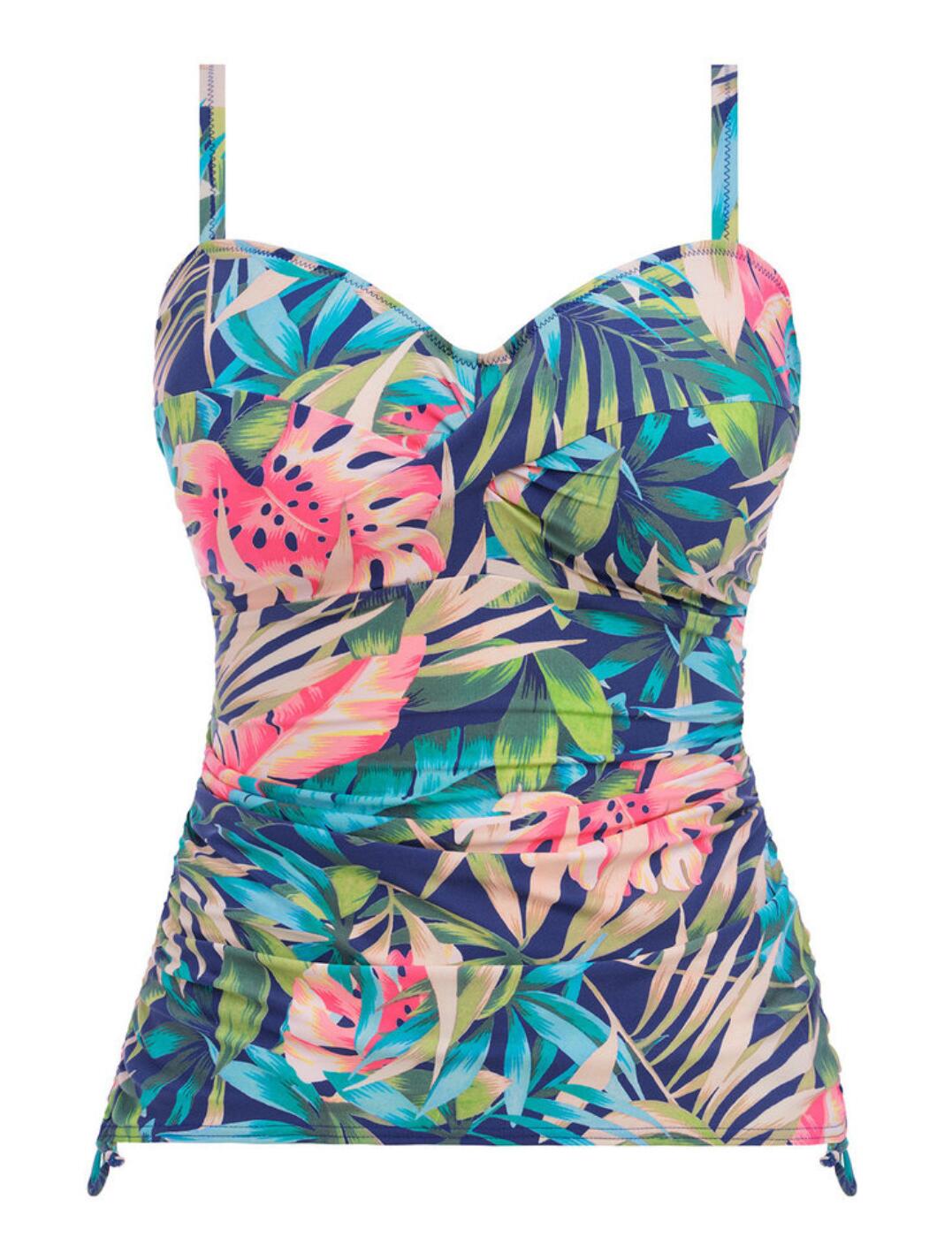 Fantasie Langkawi Twist Front Tankini Top - Belle Lingerie | Fantasie ...