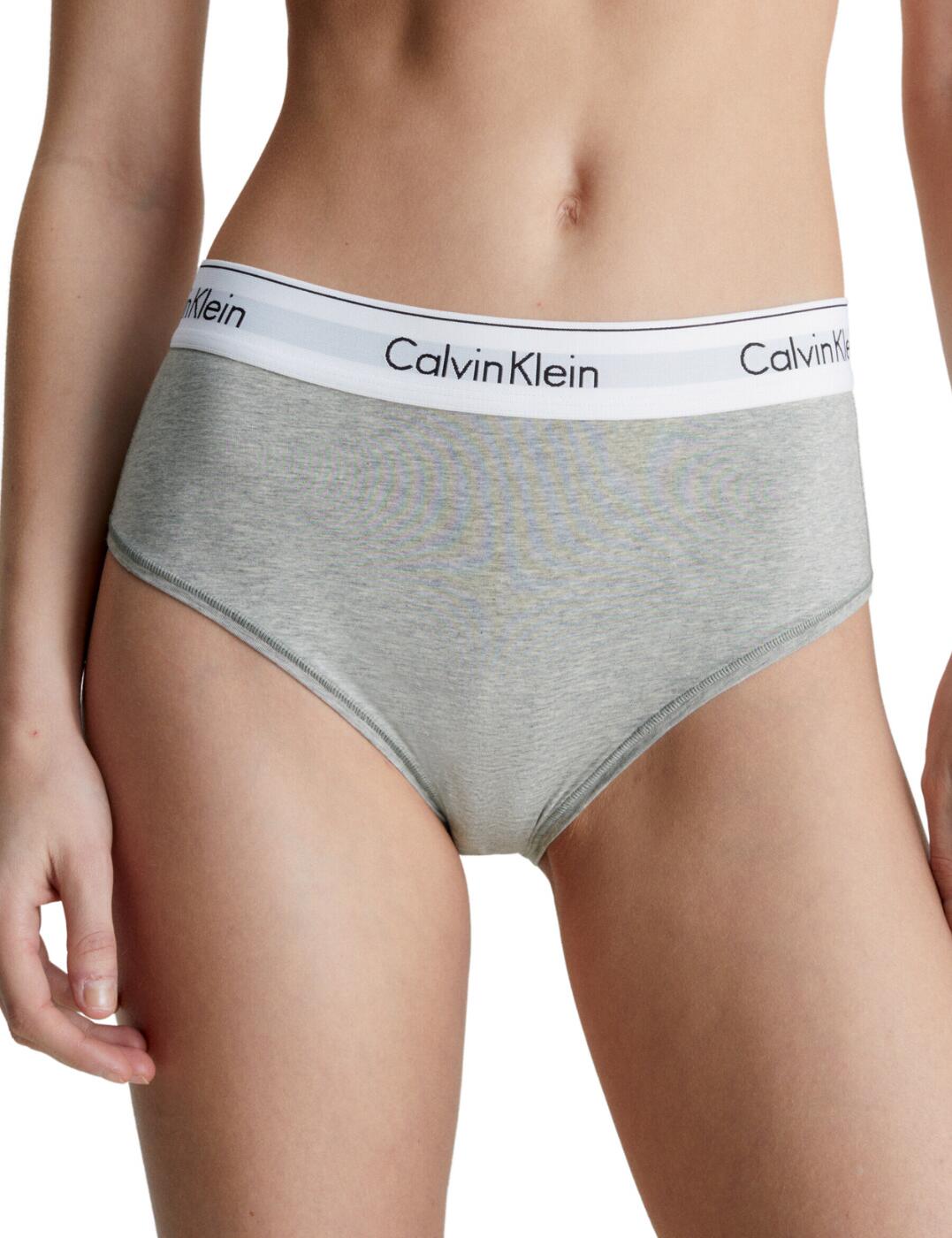 Calvin Klein Women's Modern Cotton Bikini, White, Large 