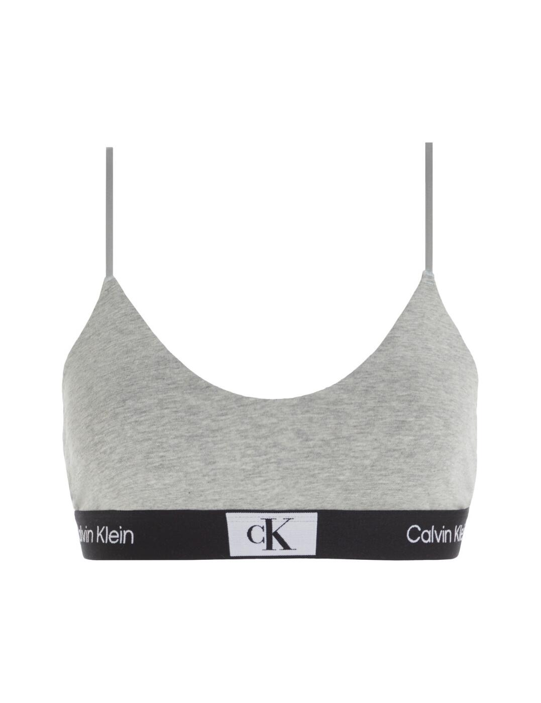 Calvin Klein CK1996 Bralette Womens Designer Underwear Unlined Bra