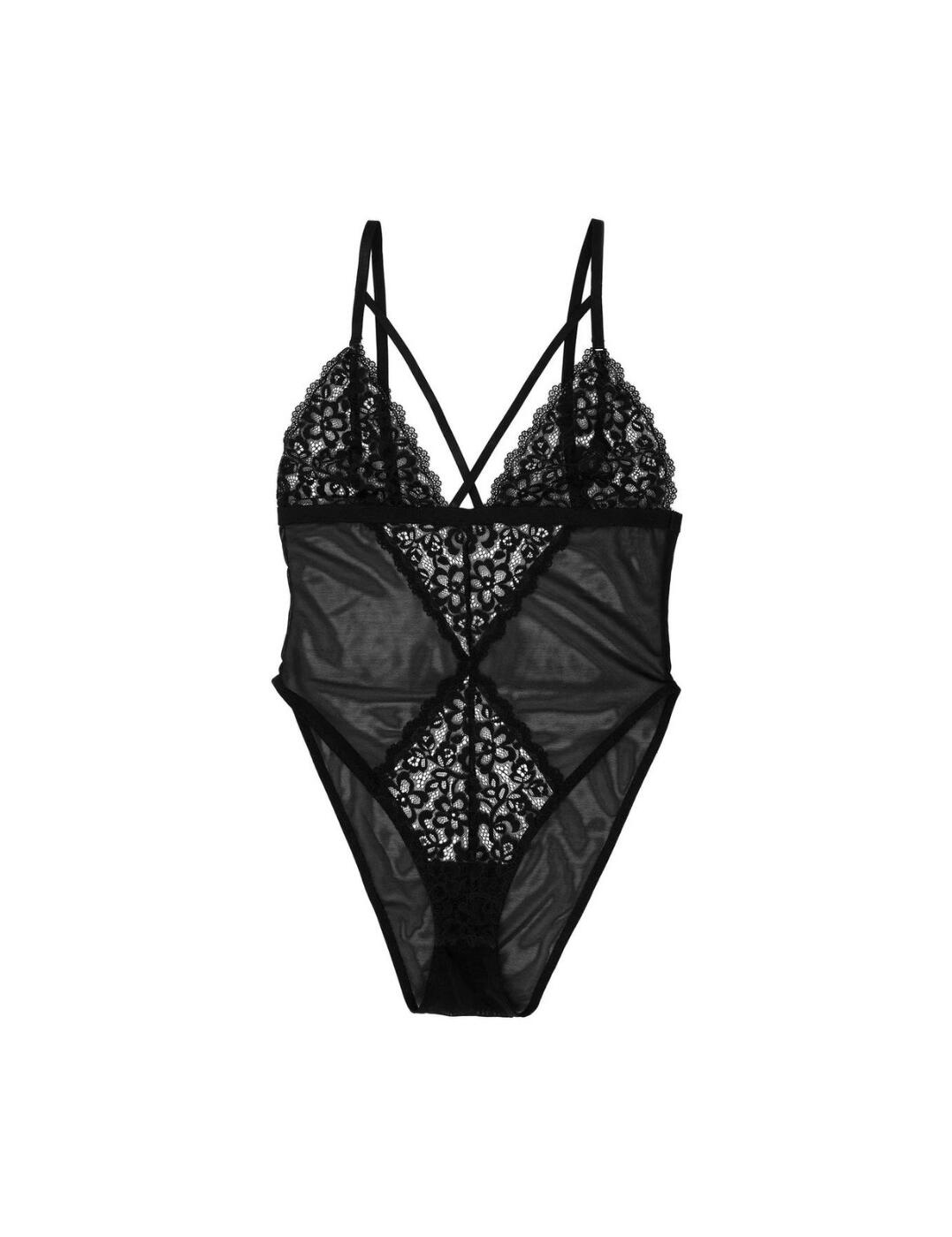 Playful Promises Wolf & Whistle Jetta Lace And Mesh Body - Belle Lingerie