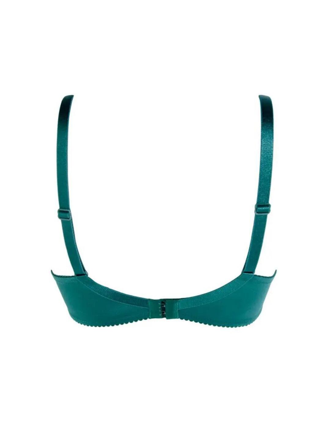 Buy Bralux Women's Angeleena Lace Full Bra Turquoise Online