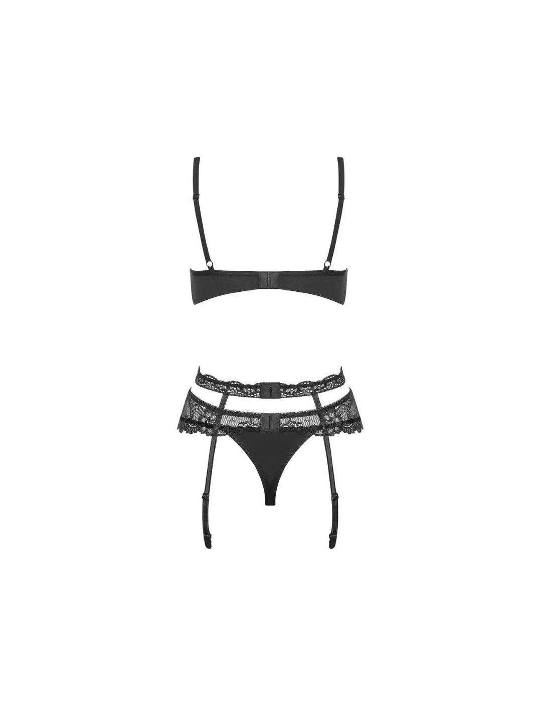 Obsessive Heartina 3 Piece Lingerie Bra Set - Belle Lingerie ...