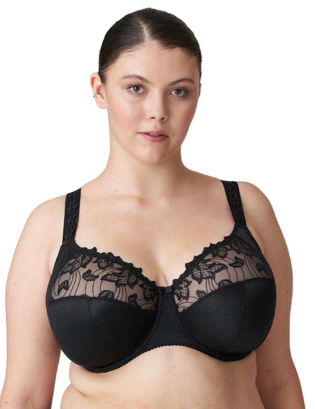 0161815 Prima Donna Deauville I J K Full Cup Bra 0161815 Black