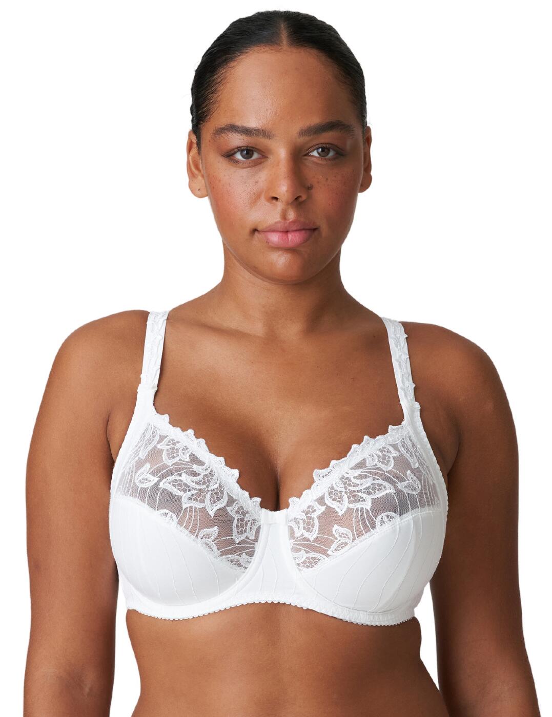 Prima Donna Women's -1815 Deauville I to K Cup Underwire Bra 016, White,  36J at  Women's Clothing store