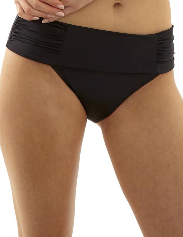 SW0837 Panache Marina Fold Bikini Pant Black - SW0837 Fold Brief