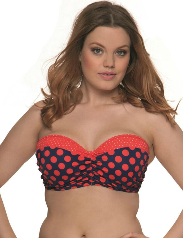 CS2741 Curvy Kate Plain Sailing Bandeau Bikini Top - CS2741 Ink Spot