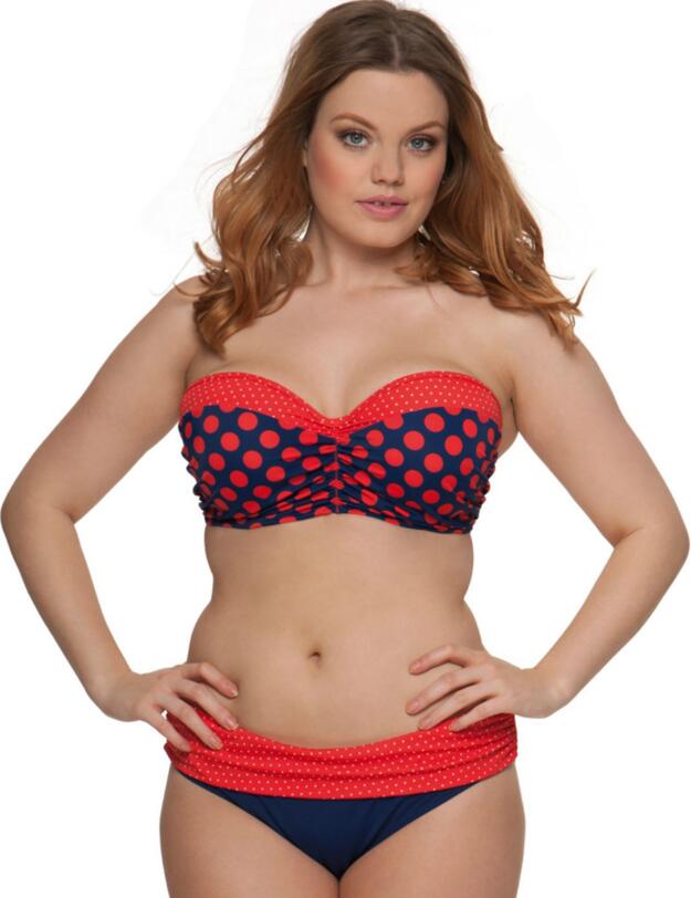 CS2741 Curvy Kate Plain Sailing Bandeau Bikini Top - CS2741 Ink Spot