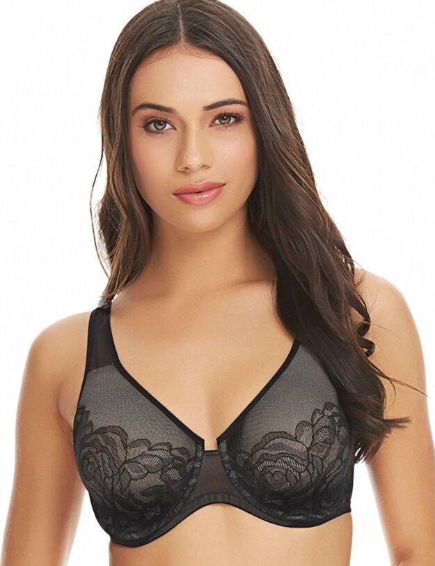 855225 Wacoal Stark Beauty Underwired Bra  - 855225 Black