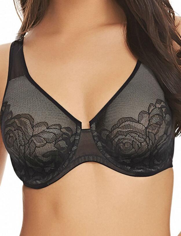 855225 Wacoal Stark Beauty Underwired Bra  - 855225 Black