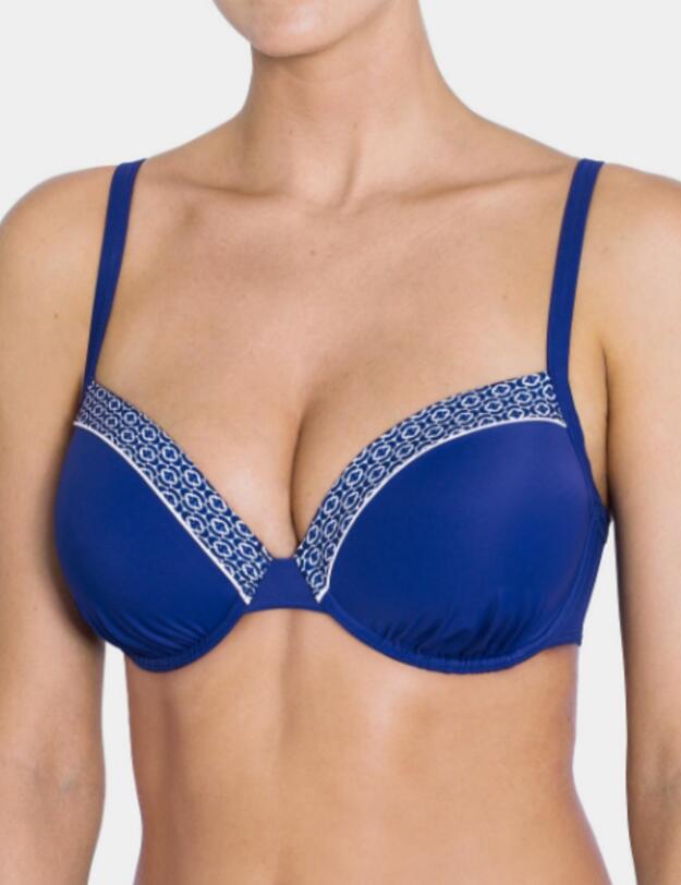 10166373 Sloggi Swim Aqua Essentials Bikini Top - 10166373 Blue