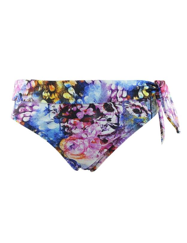 20003 Pour Moi Sicily Fold Bikini Brief  - 20003 Pink Multi