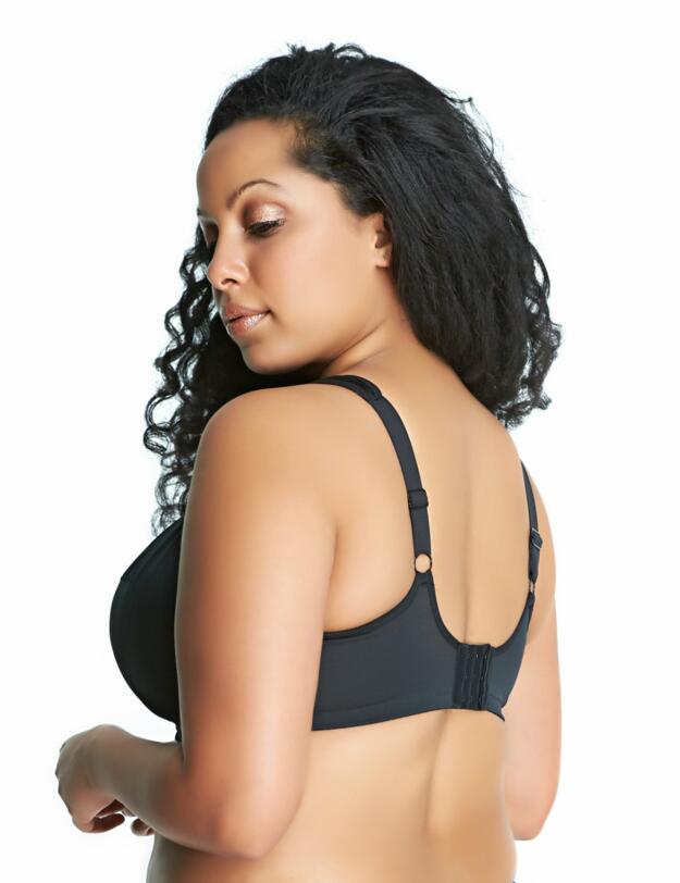 Goddess Heather Underwired Banded Bra Black
