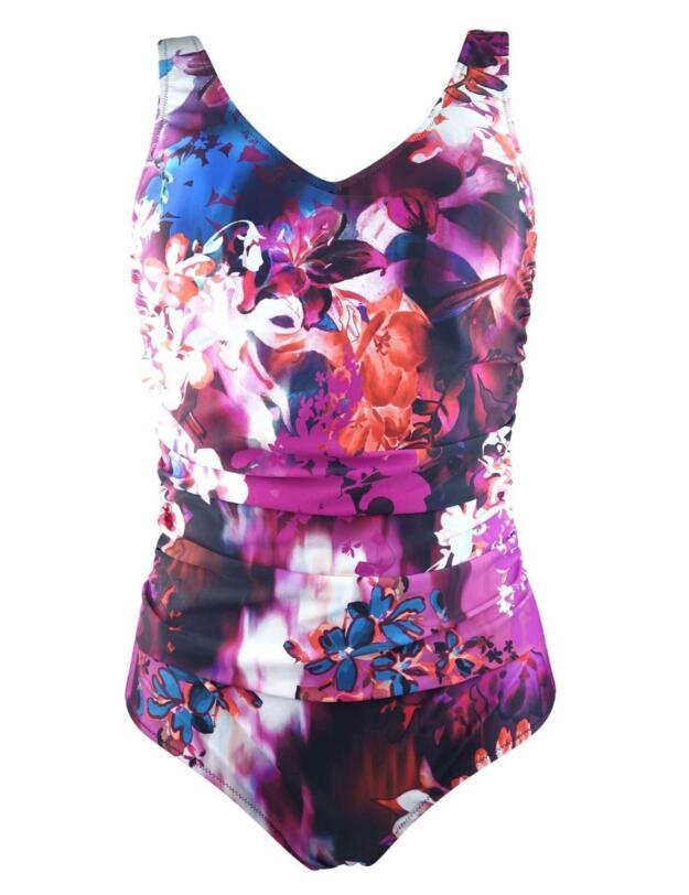 26005 Pour Moi? Hot Tropics Control Swimsuit  - 26005 Multi