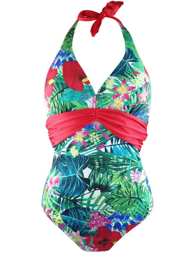 17006 Pour Moi? Jungle Fever Underwired Swimsuit Multi - 17006 Multi