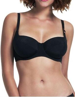 5007 Fantasie Seattle Balcony Bikini Top Black - 5007 Black