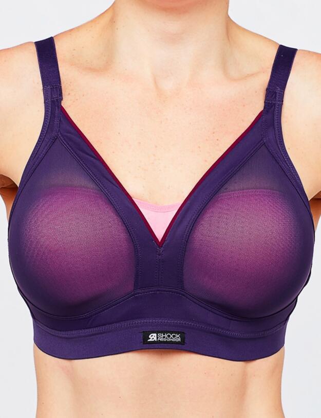 S015F Shock Absorber Active Shape Sports Bra - S015F Purple/Pink