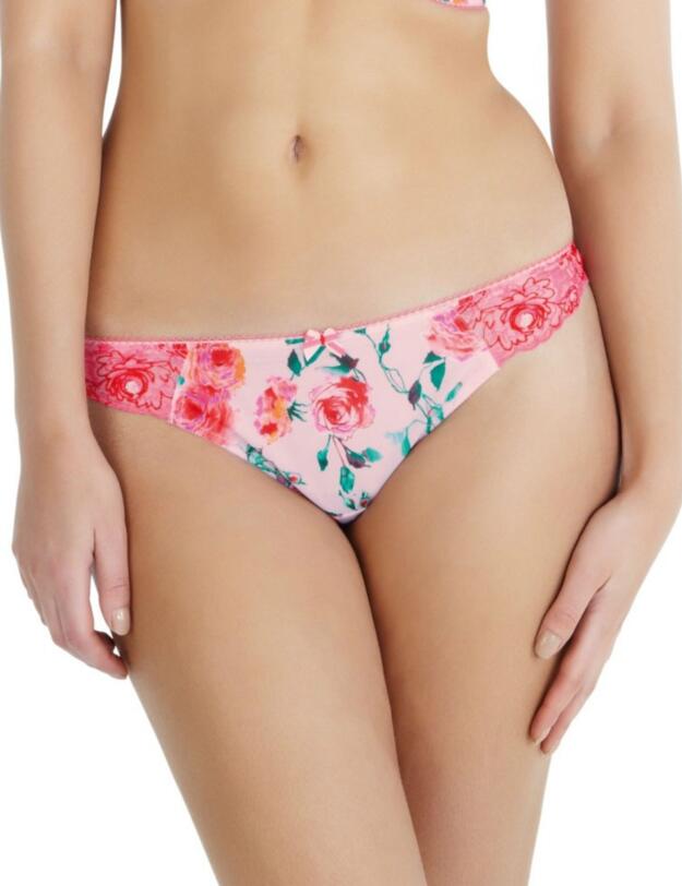 7219 Cleo by Panache Ellis Thong Rose Print - 7219 Thong