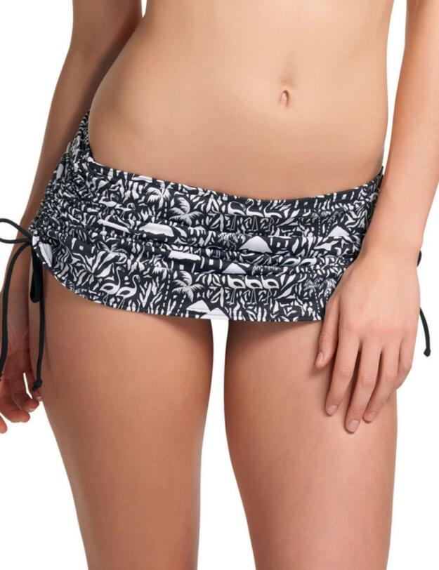 3519 Freya La Bamba Skirted Bikini Brief SALE - 3519 Black and White