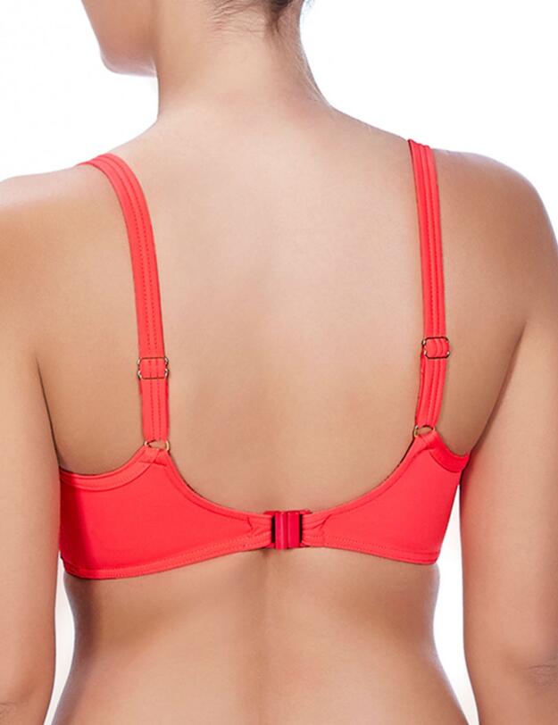 3284 Freya Deco Swim Moulded Bikini Top - 3284 Insanely Red