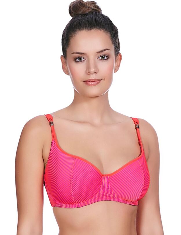 3846 Freya Horizon Sweetheart Bikini Top Hot Coral - 3846 Hot Coral