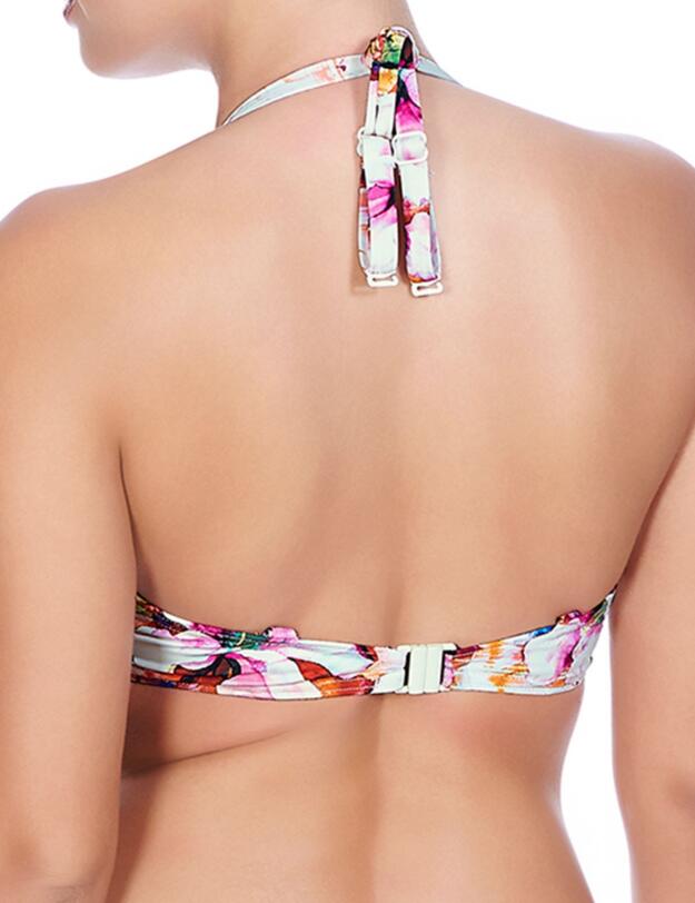 3421 Freya Coral Bay Banded Halter Bikini Top - 3421 Sunset