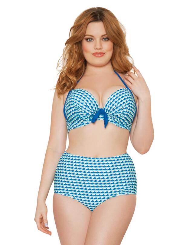 CS3165 Curvy Kate Atlantis High Waist Bikini Brief - CS3165 Deep Sea