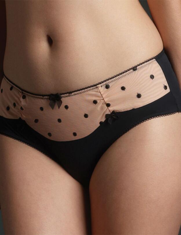 1310150 Lepel Charlotte Mini Brief  - 1310150 Black/Nude