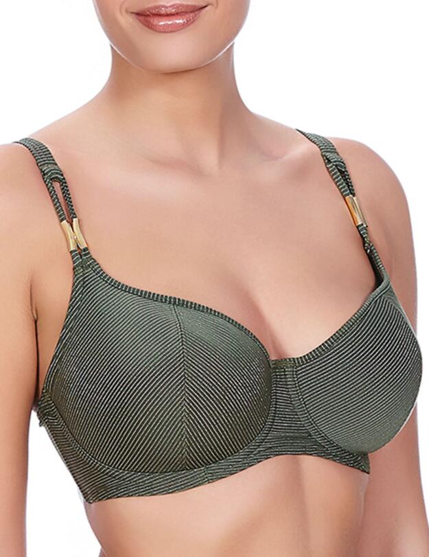 3839 Freya Glam Rock Sweetheart Bikini Top Olive - 3839 Olive
