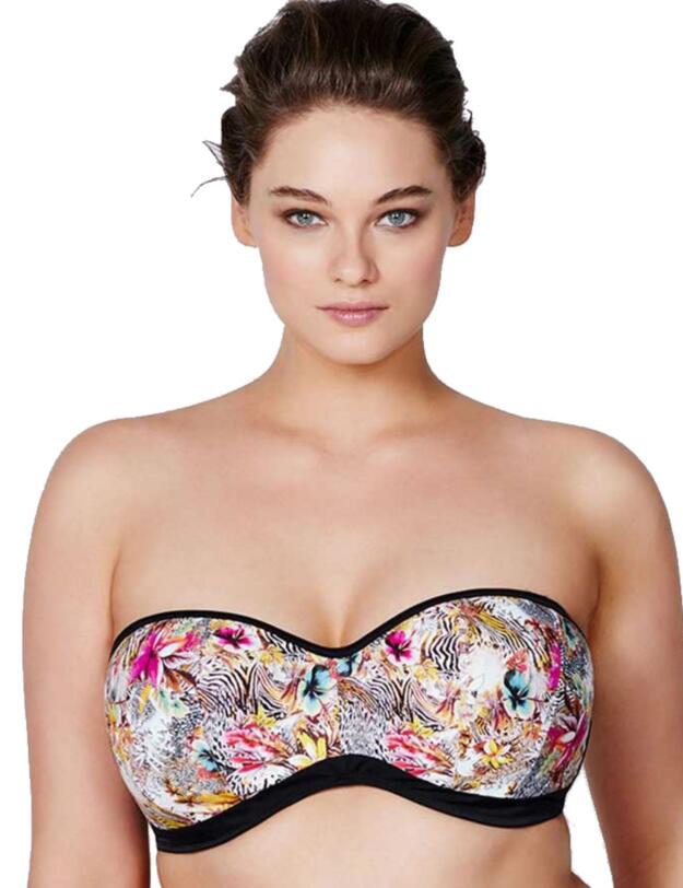 7522 Elomi Fly Free Bandeau Bikini Top  - 7522 Black