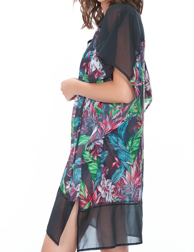 6214 Fantasie Mahe Kaftan Beach Cover Up Multi - 6214 Kaftan